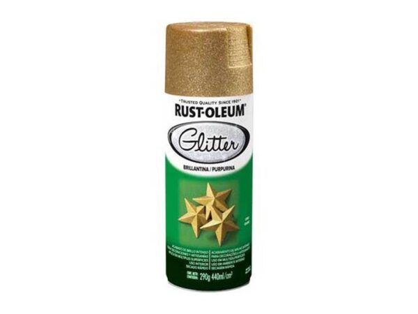 PINTURA RUST OLEUM GLITTER 274909 BRILLANT ORO Masin Herramientas