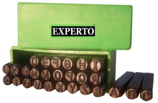 EXPERTO Letras p/marcar a golpe 10MM