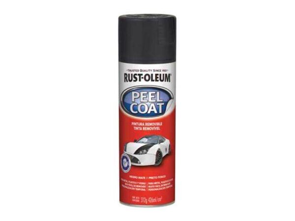 PINTURA RUST OLEUM -313529 PEEL-COAT NEGRO MATE