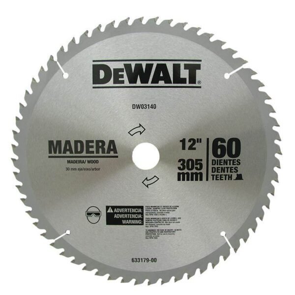 DEWALT -Disco sierra circular 305mm 12″ 60D DW03140