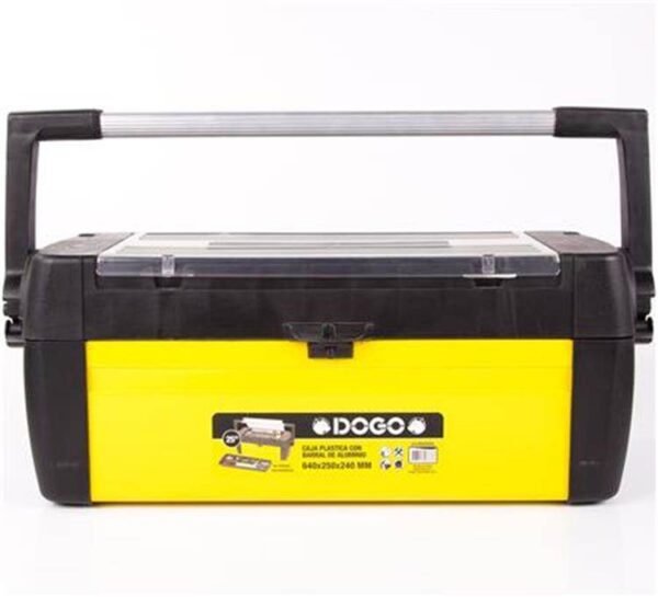 DOGO caja plastica t/metal 23″  -590x230x230- B.Alum.