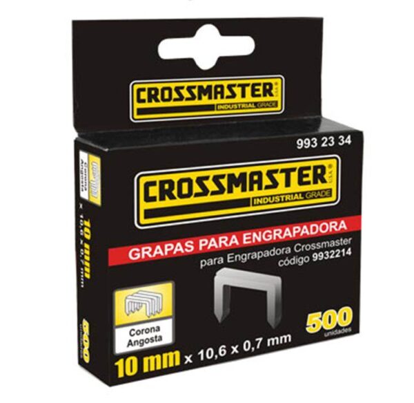 CROSSMASTER grapa recta  8×11.3×0.7mm-Caja 1000 Unid