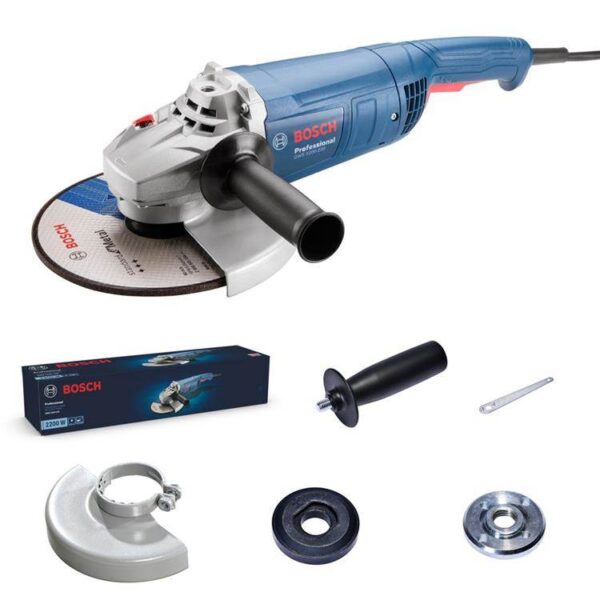 Bosch Amoladora 180mm (7”) 2.200W – 8500 rpm GWS 2200-180