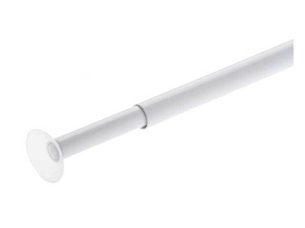 BARRAL cortina extensible blanco1 a 2 p/baño 06031