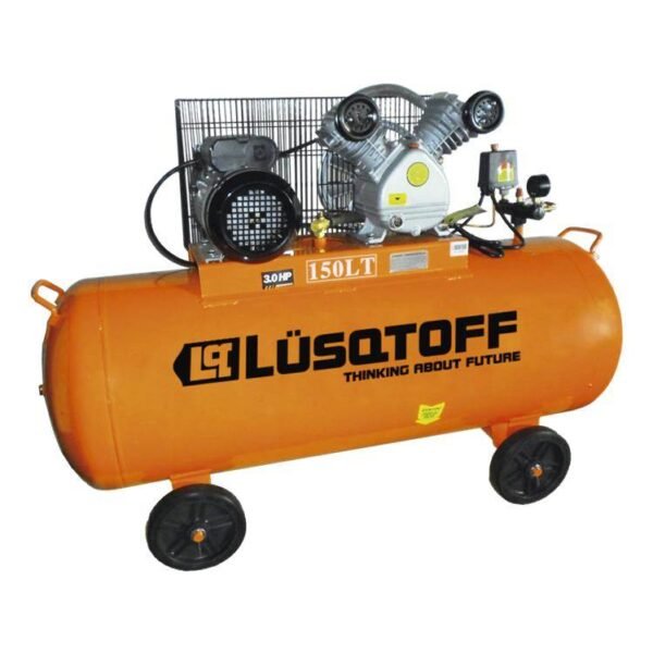 LUSQTOFF compresor de aire  3hp 150lts c/correa bicil. LC-30150