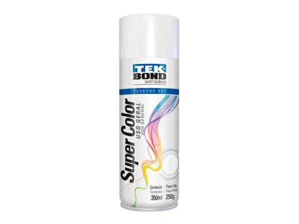 TEK BOND Pintura aerosol 350 / 250g -BLANCO BRILLANTE