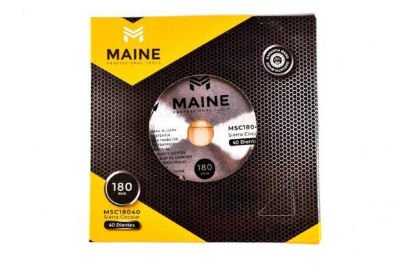 MAINE Disco sierra circular widia 180mm x 40D