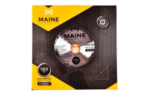 MAINE Disco sierra circular widia 180mm x 60D