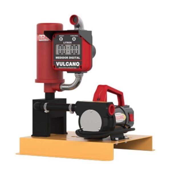 Vulcano Kit electrobomba 12v c/base, filtro y cuenta litros Mod. EG168