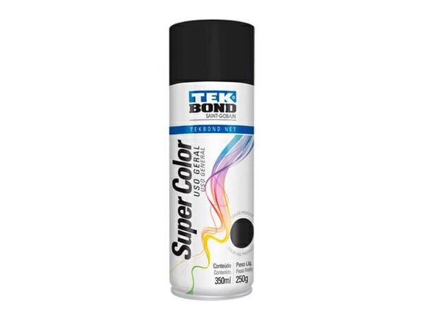 TEK BOND Pintura aerosol 350 / 250g -NEGRO MATE